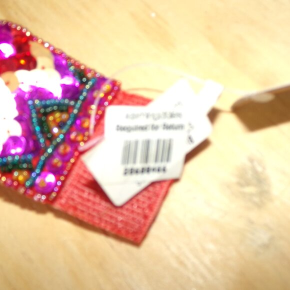 Bloomingdale's NWT Made in India Sequin Bracelet - Picture 3 of 3